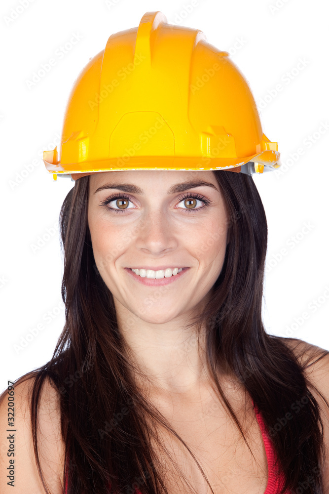 Attractive young engineer Attractive young engineer