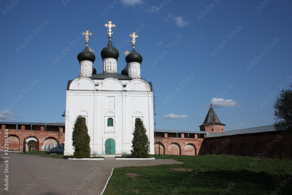 Russia, Zaraysk. St. Nicholas Church in Zaraisk Kremlin.
