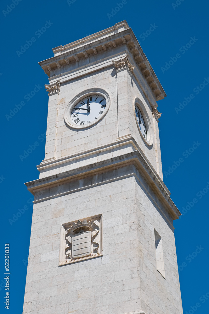 Clocktower. Barletta. Apulia.