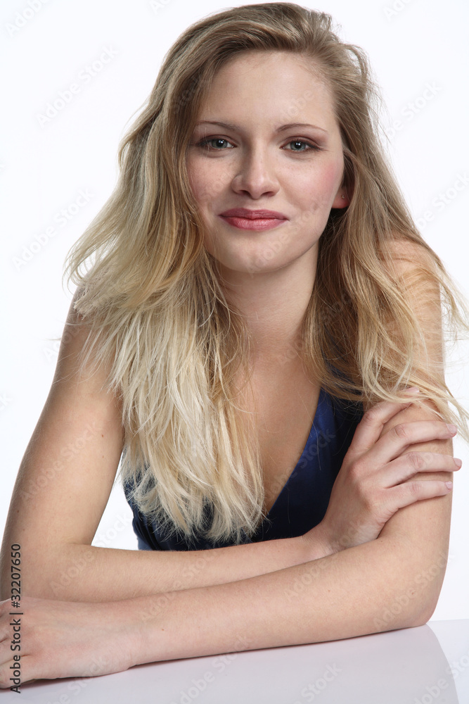 Beautiful blonde girl Beautiful blonde girl