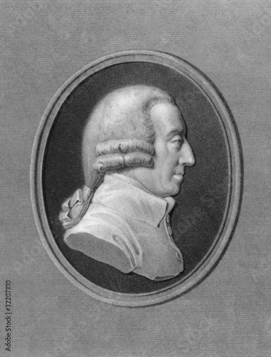 Leinwand Poster Adam Smith