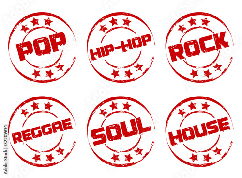 Stempel: Musikgenres