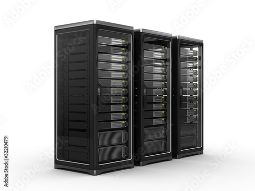 Computer servers photo