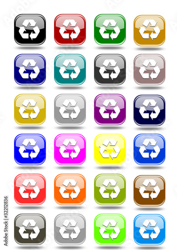 Set recycle button various colors