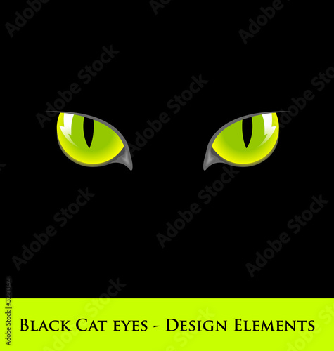 Black cat eyes