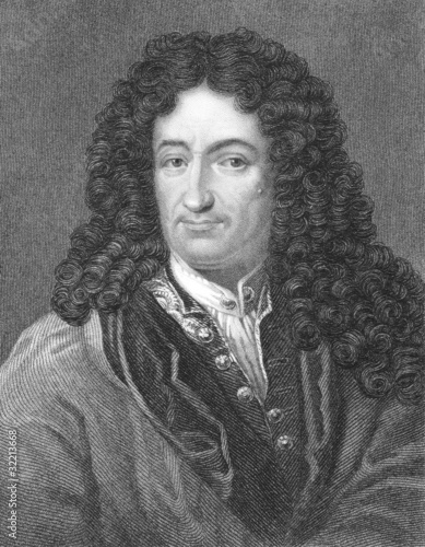 Canvas Print Gottfried Leibniz