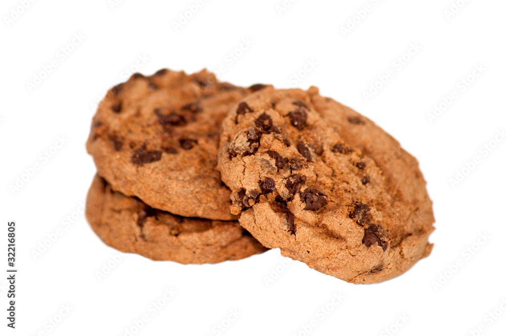 Trio of chocolate cookies Trio of chocolate cookies