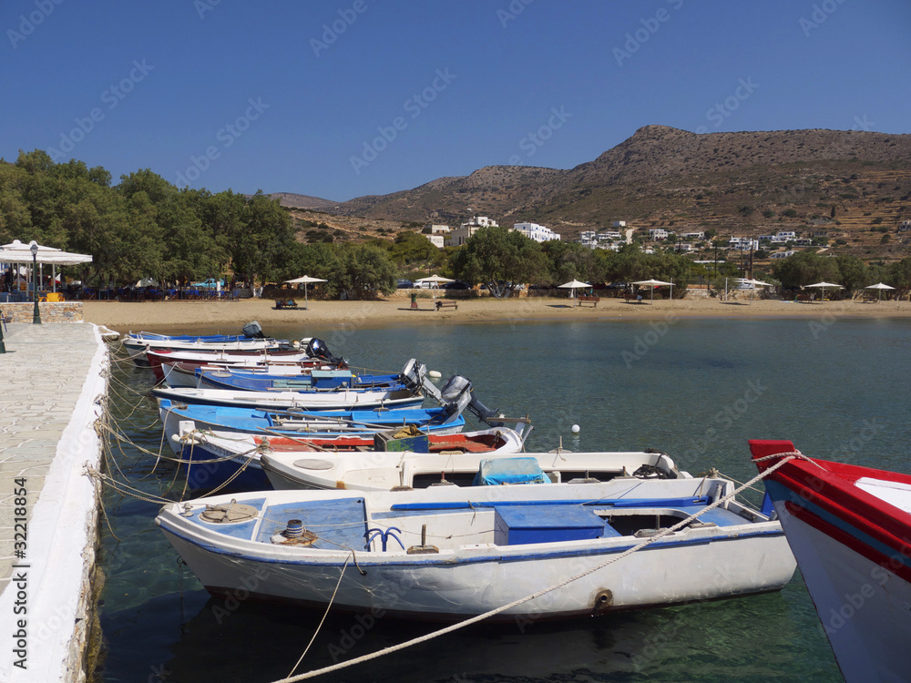 Sikinos Island, Harbour and Beach