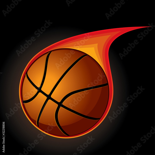 Basketball Fire Ball 1