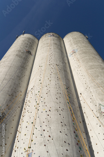 Kletterwand (Silos) auf Fehmarn
