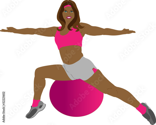 Allenamento con fitball