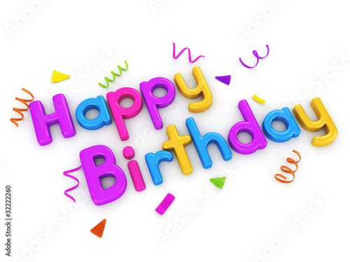 Wall Mural Happy Birthday