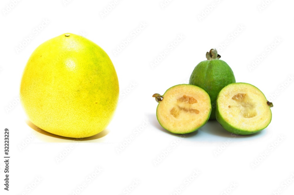 Pomelo and pineapple guava Pomelo and pineapple guava