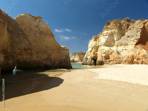 Colourful rocks and wonderful sands on the Algarve coast