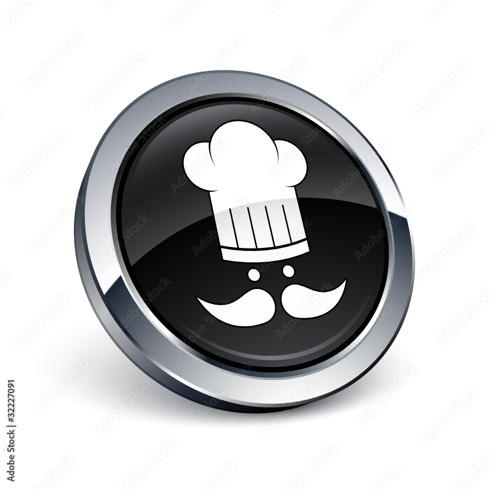 icône bouton internet cuisinier