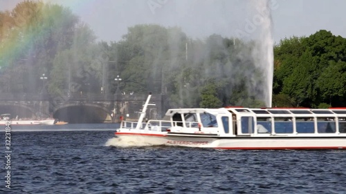 Alsterschiffe in Hamburg