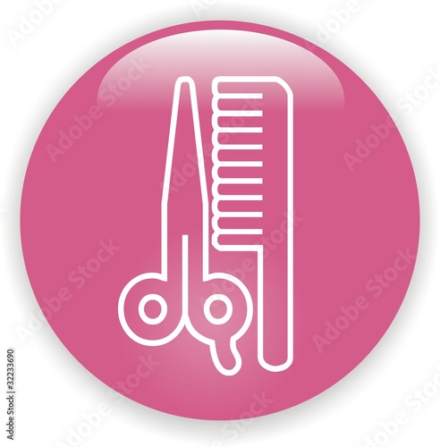 bouton coiffure