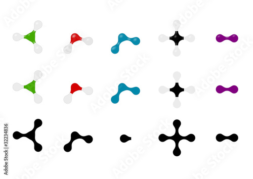 Set of simple molecules