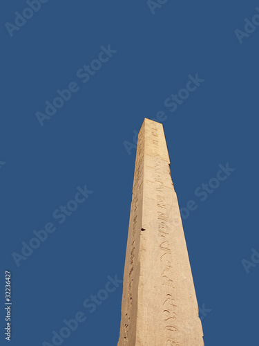 Hatshepsut's obelisk in the Temple Complex in Karnak Egypt