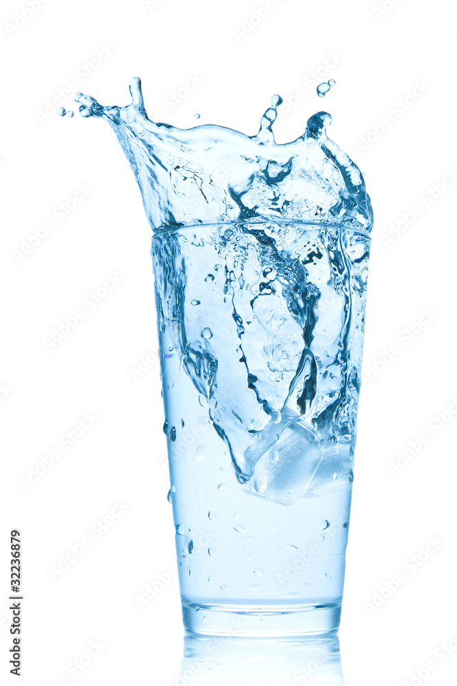 water splash in glass water splash in glass