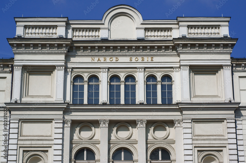budynek teatru w Poznaniu - obrazy, fototapety, plakaty 
