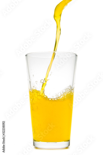 juice in glass