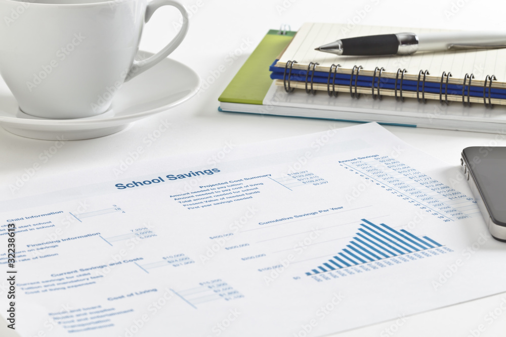 School savings printout School savings printout