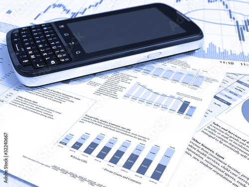 smartphone on a market report