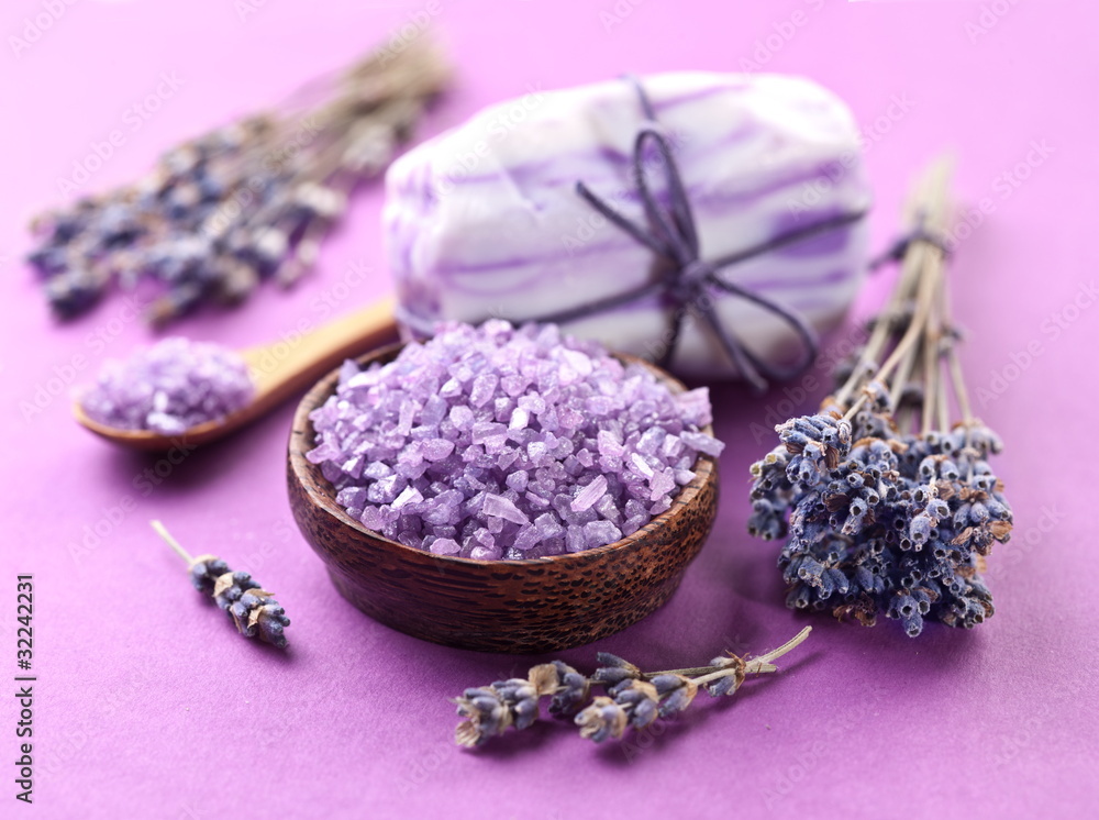 Lavender soap. Lavender soap.