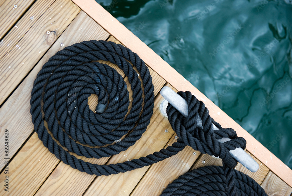 Fototapeta premium rope of yacht