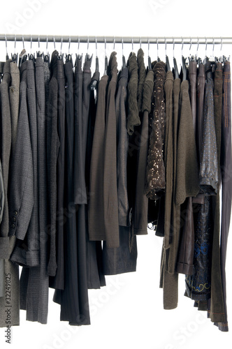 Fashion clothes rack display