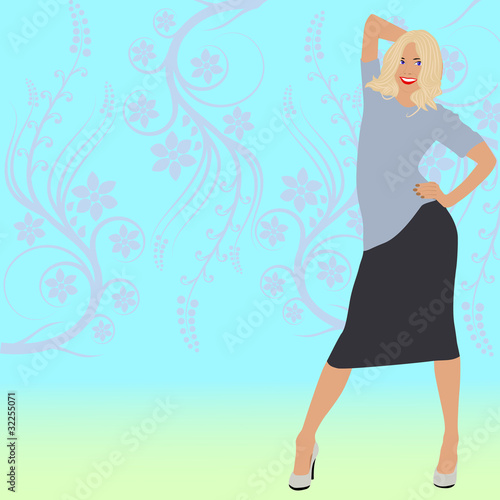 background girl 4