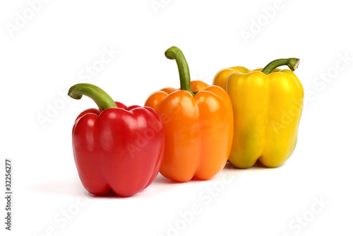 three peppers in a row