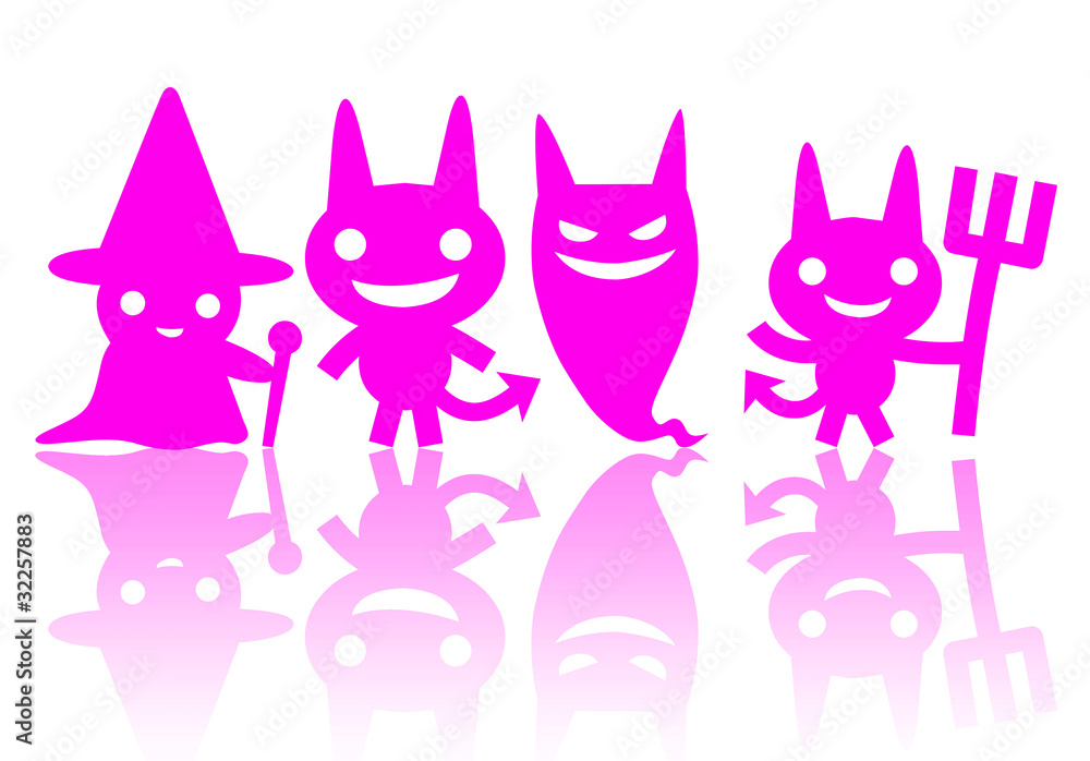 ハロウィンシルエット ハロウィンシルエット