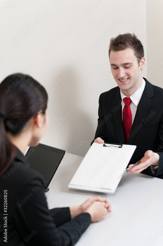 a young businessperson on the meeting a young businessperson on the meeting