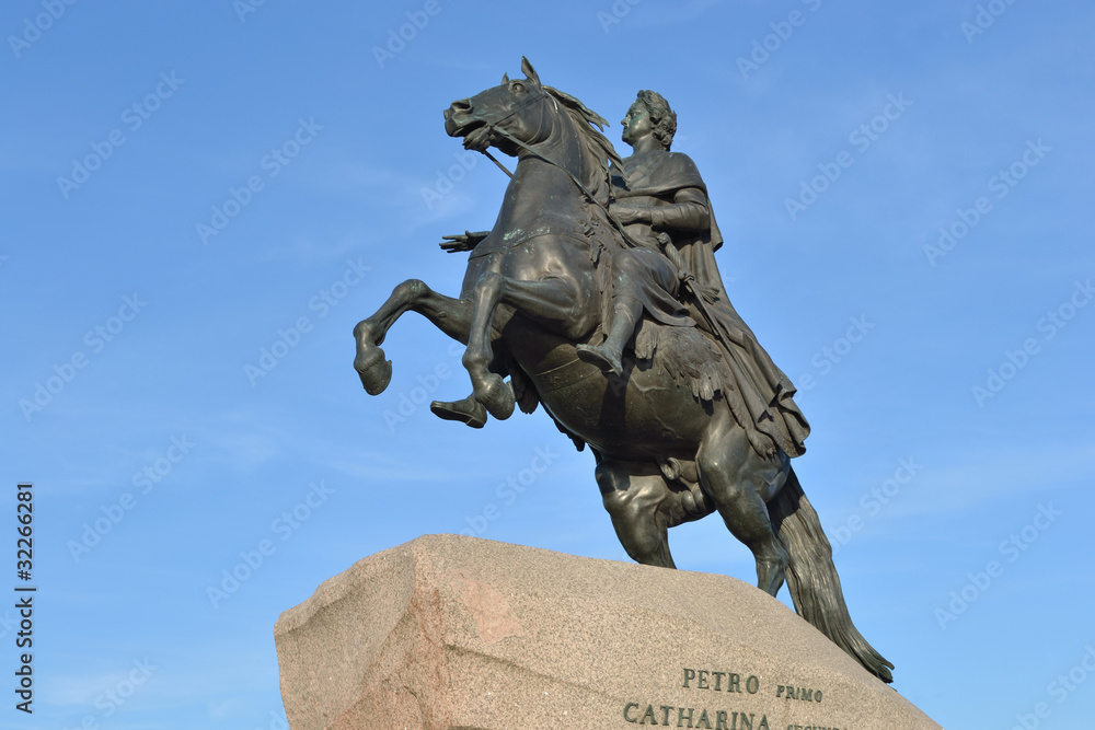 Bronze Horseman in Sankt Petersburg, Russia