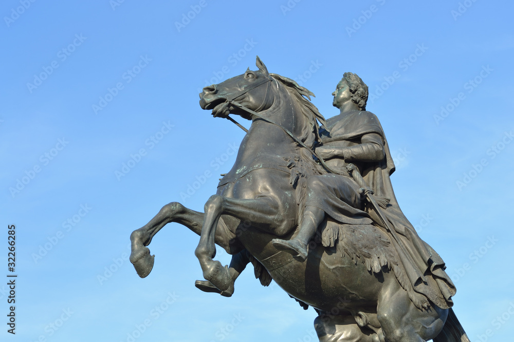 Bronze Horseman in St.Petersburg, Russia