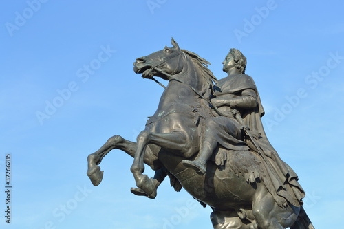 Bronze Horseman in St.Petersburg  Russia