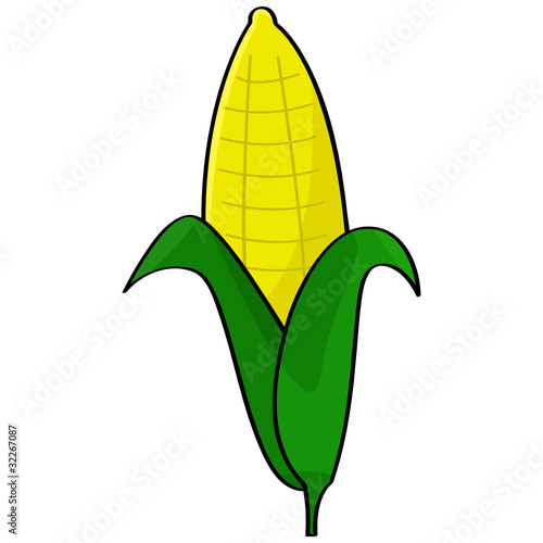 Cartoon corn