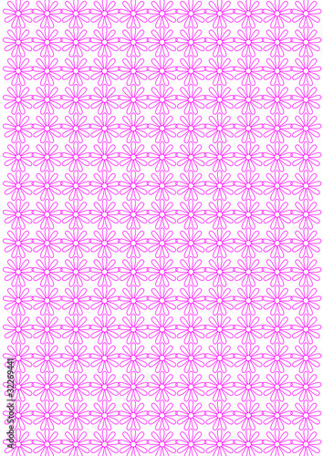 pink geo flower