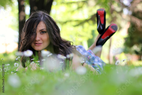 Girl in the field