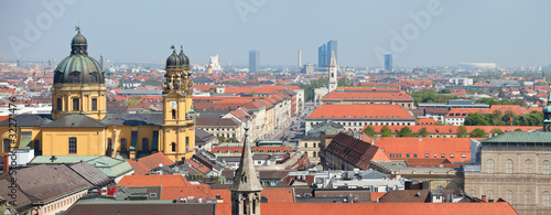 Munich city panorama