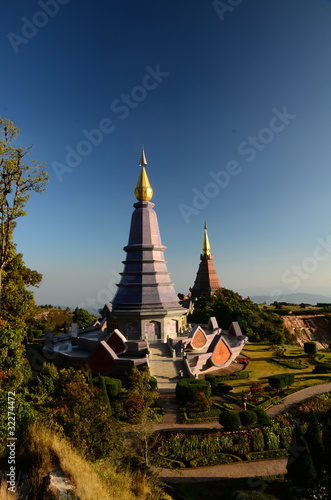 Pagoda on Doi Inthanon, Chiang Mai, Thailand. © Chatchai