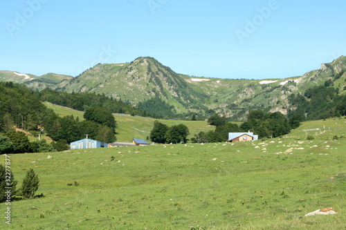 Paysage des Pyrénées, Mijanès