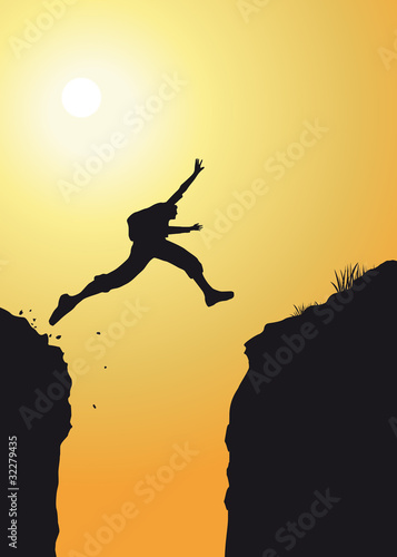 Saut rocher
