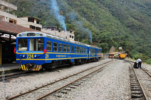 PeruRail at Aguas Calientes Station (Machu Picchu, Peru)