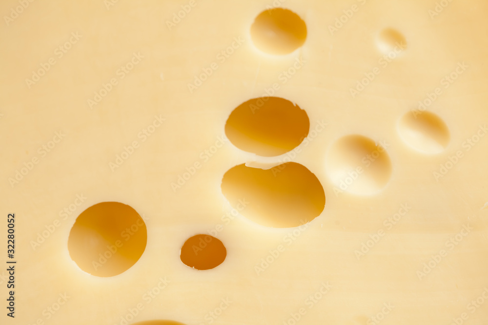 Cheese with holes Cheese with holes