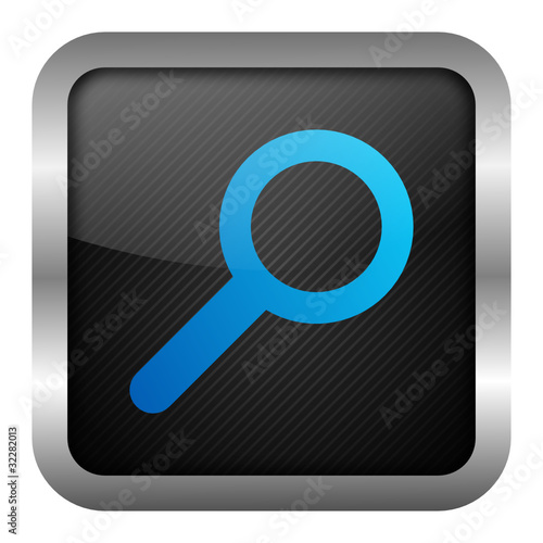 blue icon set - search