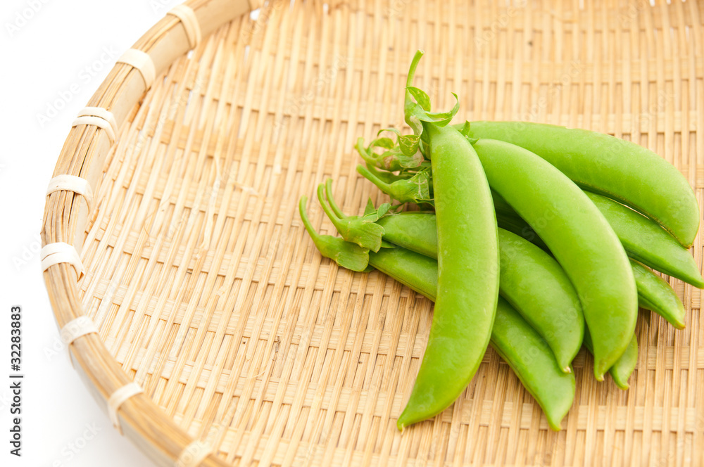 食材のスナップエンドウ