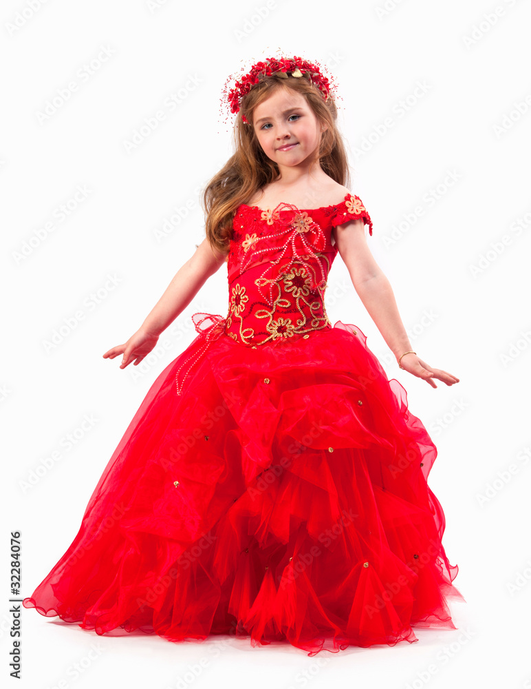 Teen girl on a isolated background Teen girl on a isolated background